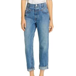 RE/DONE Originals Double Yoke Jeans High Rise Straight Leg Denim